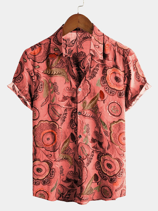 Camisa de pez Camisa boho Camisa abotonada Camisa de manga corta Diseñador Básica