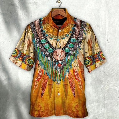 Hippie Colorful Aloha Shirt