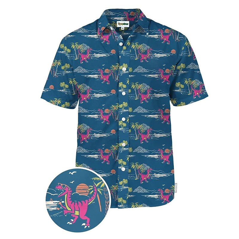 Summer Hawaiian Animal Duck Shirt