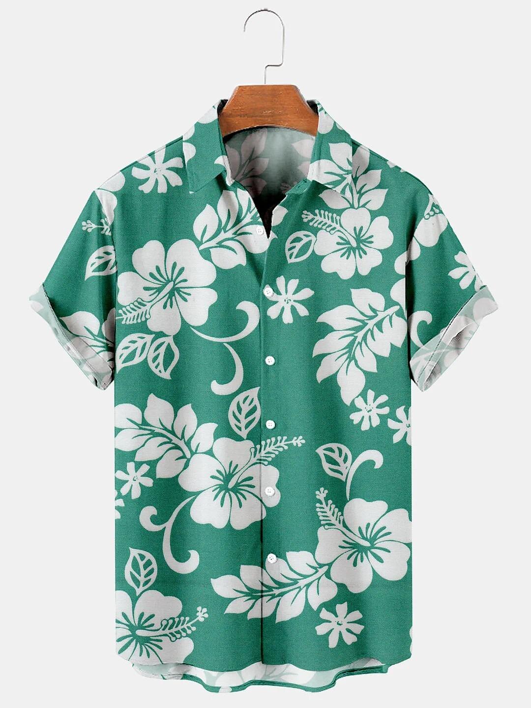 Floral Tropical Flowers Shirt