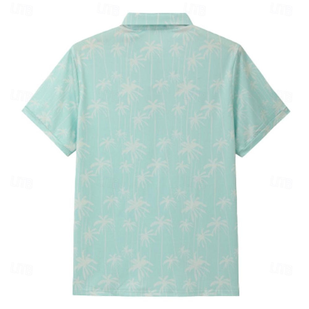 Kentucky Derby Palm Tree Polo Shirt