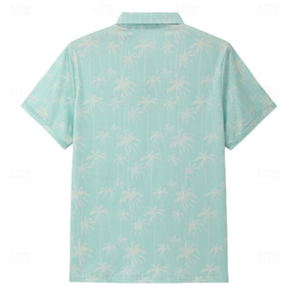 Kentucky Derby Palm Tree Polo Shirt