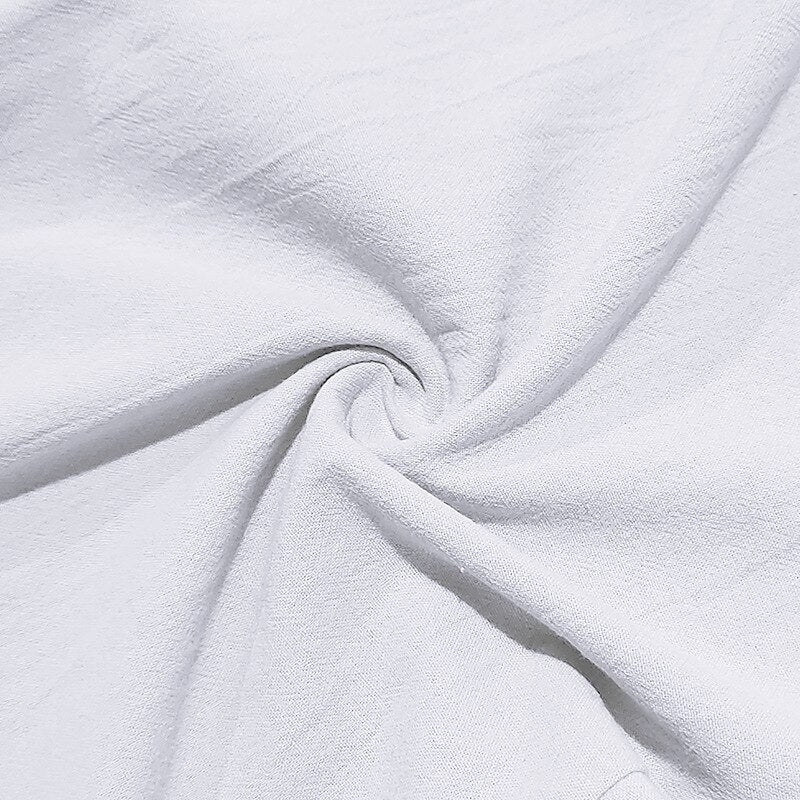 Beach Linen Elastic Waist Pants