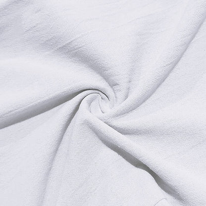 Beach Linen Elastic Waist Pants