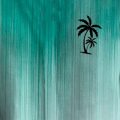 Tropical Coconut Tree Print Vacation Shirt