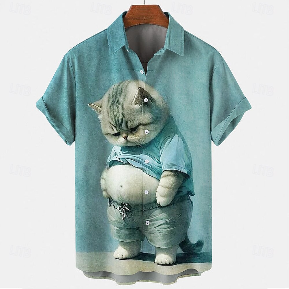 Ugly Cat Casual Shirt