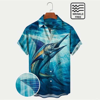 Animal Fish Seascape Pattern Shirt