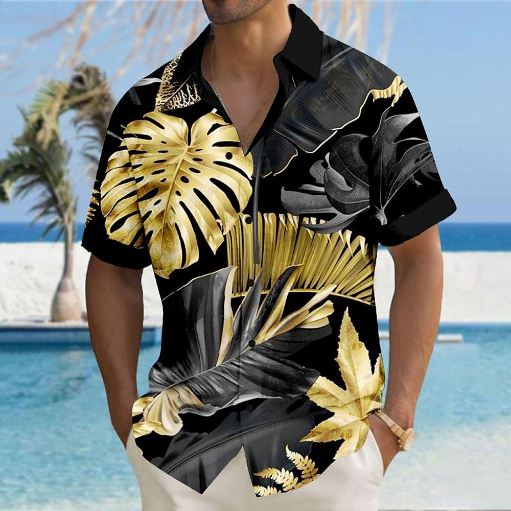 Palm Leaf Hawaiian Shirt