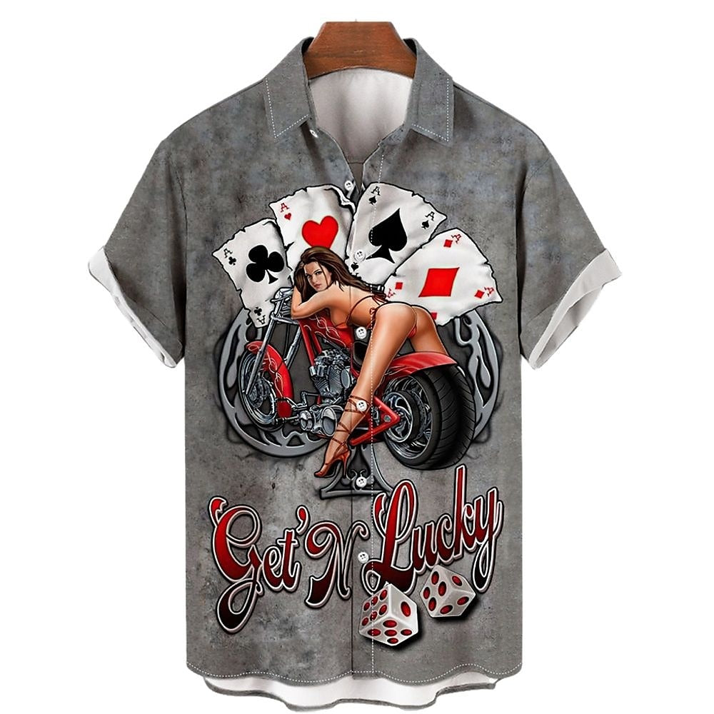 Letter Portrait Pin Up Girl Shirt