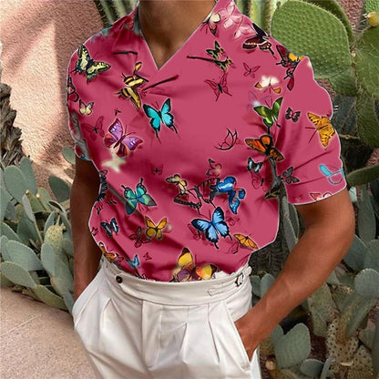 Tropical Butterfly 3D Polo