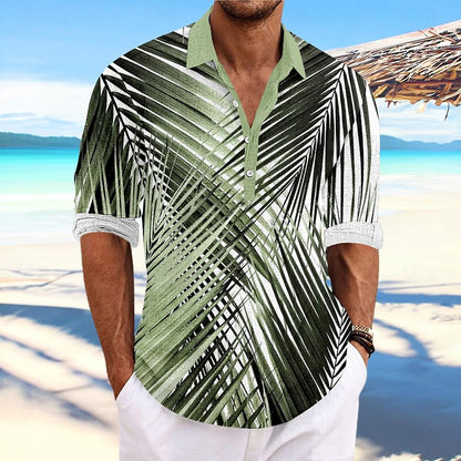 Palm Leaf Hawaiian Shirt