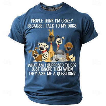 Funny Graphic Print T-Shirt