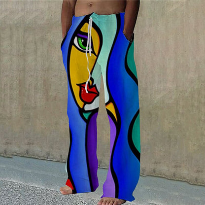 3D Artistic Designs Trousers Pants