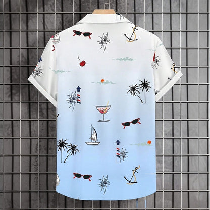 Coconut Tree Tropical Gradient Shirt