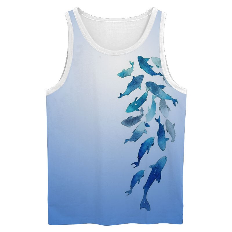 Dolphin 3D Print Tank Top
