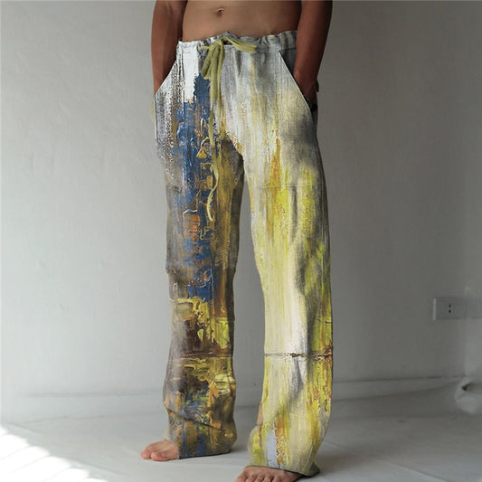 Pantalones con diseños artísticos en 3D