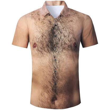 Funny Mock Naked design Shirt