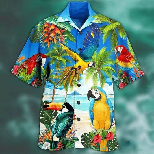 Graphic Aloha Hawaiian Shirt