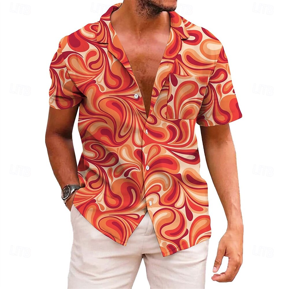 Retro 70s Psychedelic Aloha Shirt