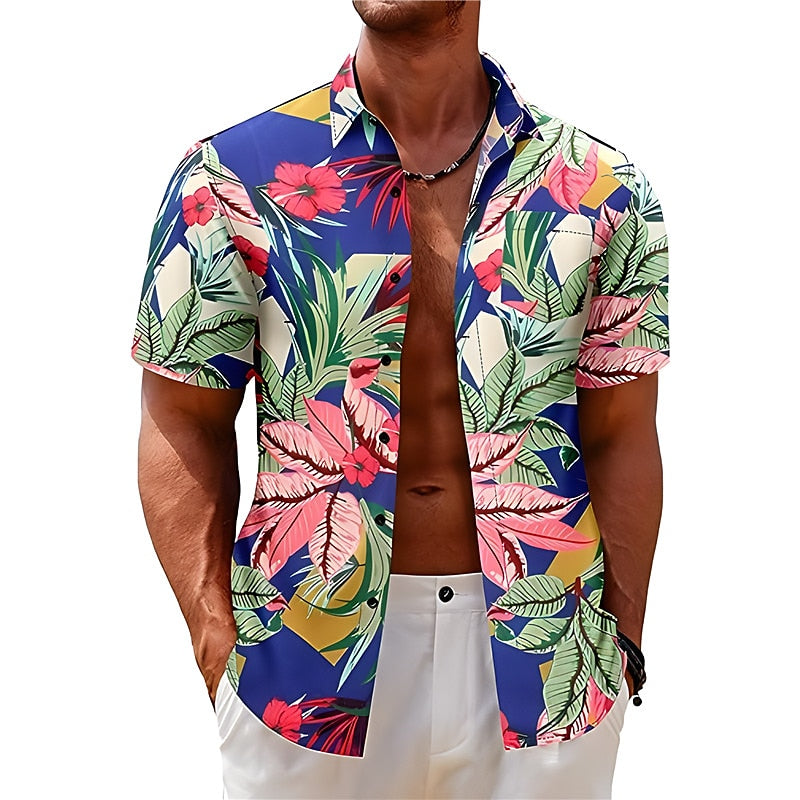 Floral Tropical Flowers Casual Shirt