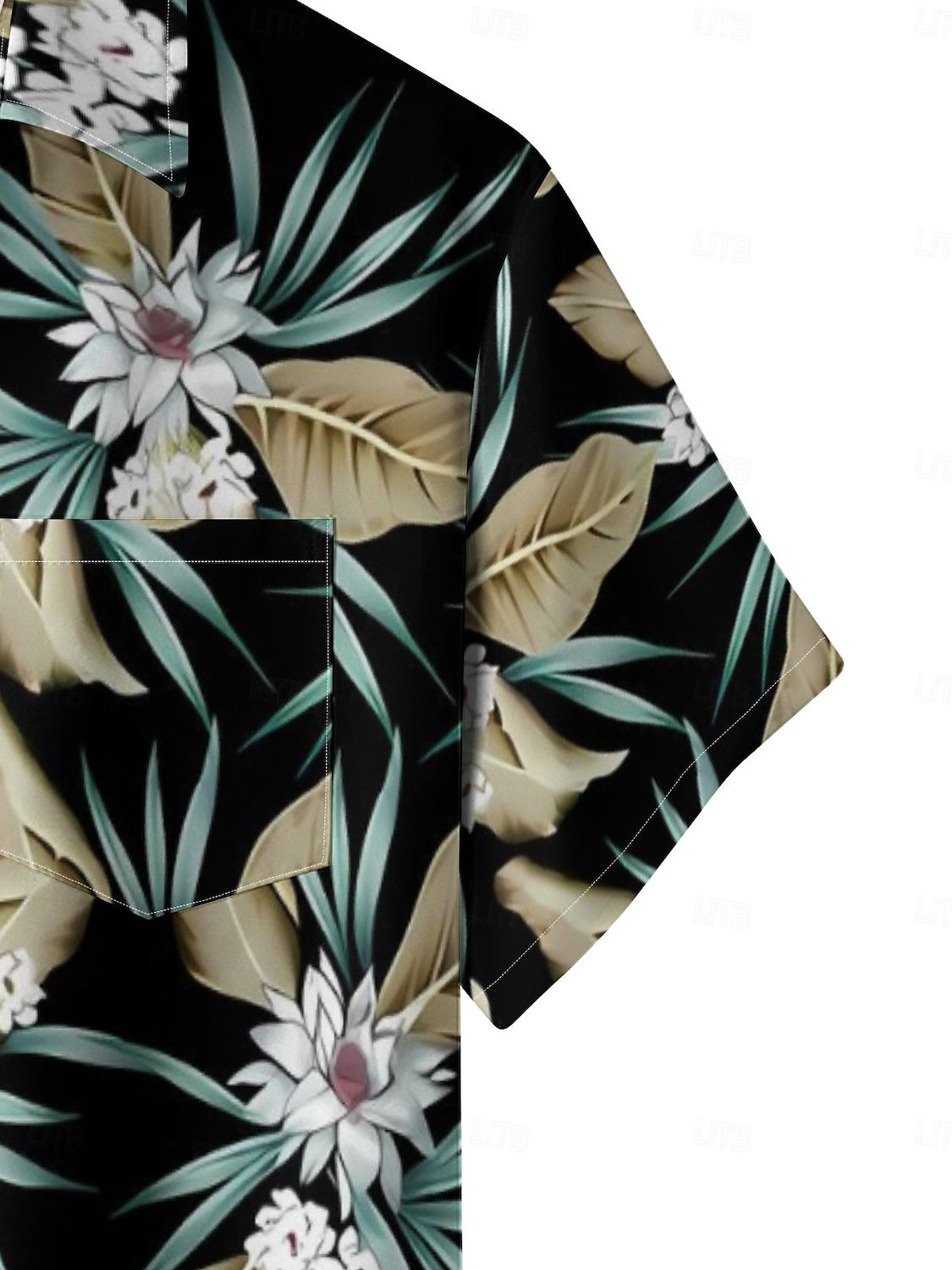 Tropical Flowers Aloha Shirt