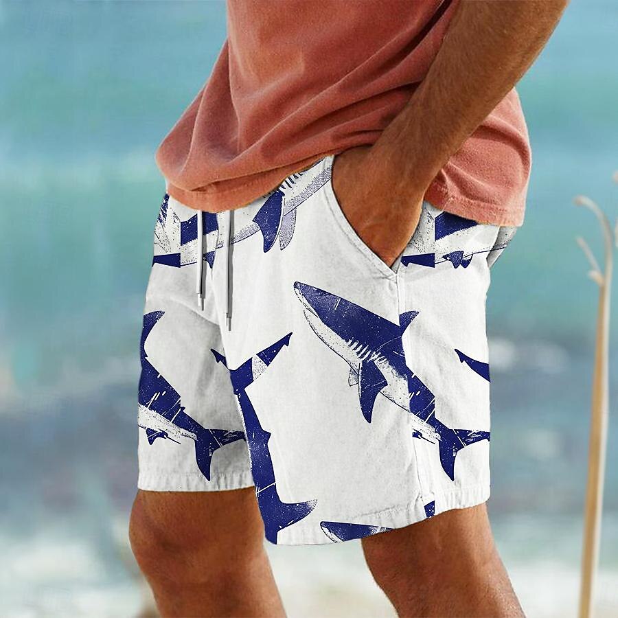 Shark Marine Life Swimming Trunks Board Shorts