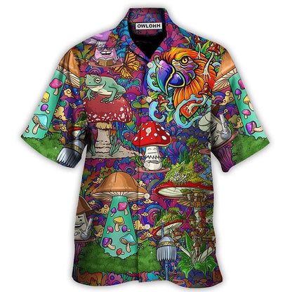 Summer Hawaiian Mushroom Shirt