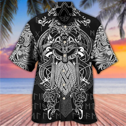 Camisa de avión Camisa hawaiana de verano Camisa Aloha Camisa de manga corta