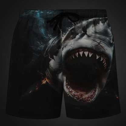 Animal Shark 3D Print Shorts