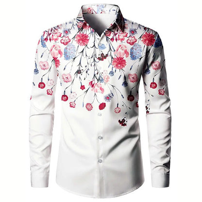 Floral Long Sleeve Casual Shirt