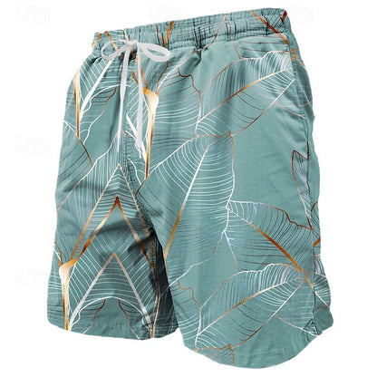 Palm Leaf Swim Trunks