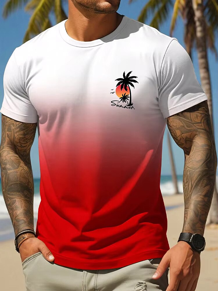 Fashion Crewneck Short Sleeve T-shirt