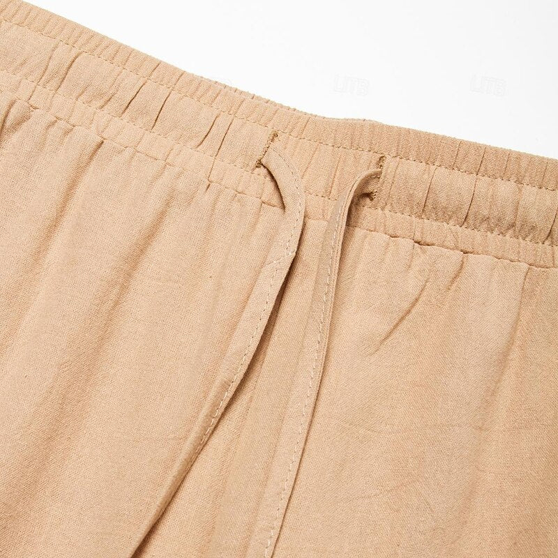 Multi-Pocket Straight-Leg Cargo Pants