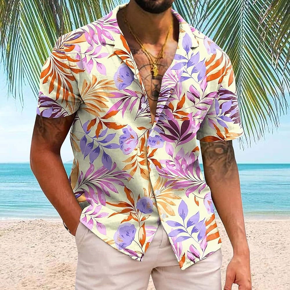 Tropical Palm Hawaiian Shirt