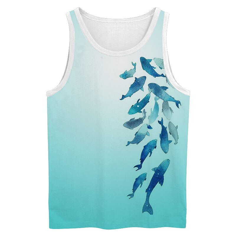 Dolphin 3D Print Tank Top