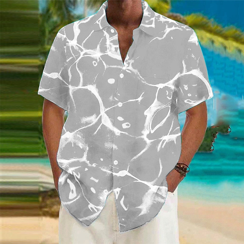 Waves Crack Aloha Shirt