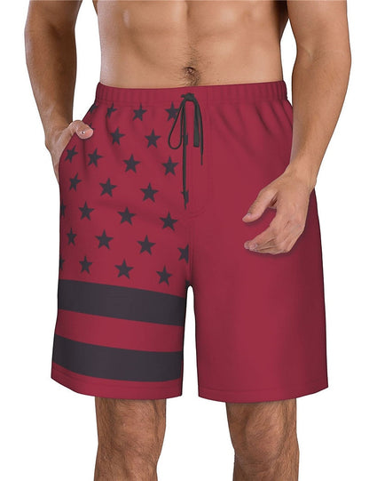 Graphic Prints American Flag Shorts