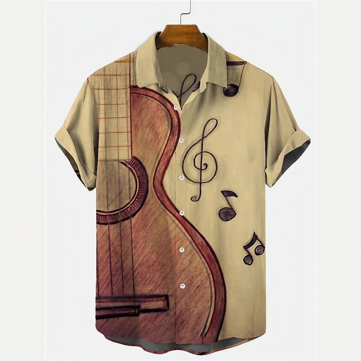 Vintage Music Notes Shirt