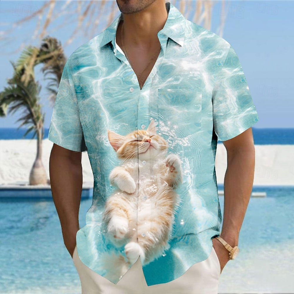 Cat Optical Illusion Shirt