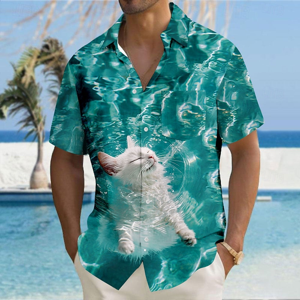 Cat Optical Illusion Shirt