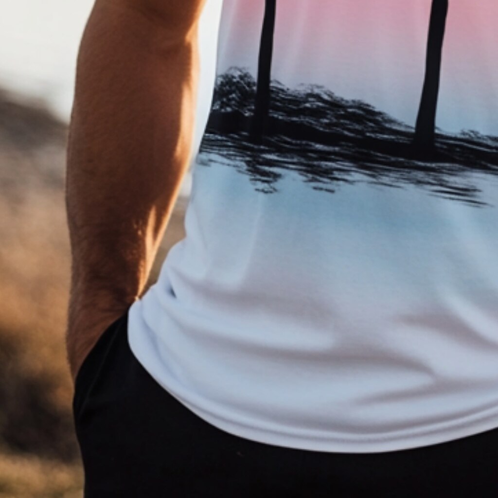 Coconut Tree Sleeveless Tank Top