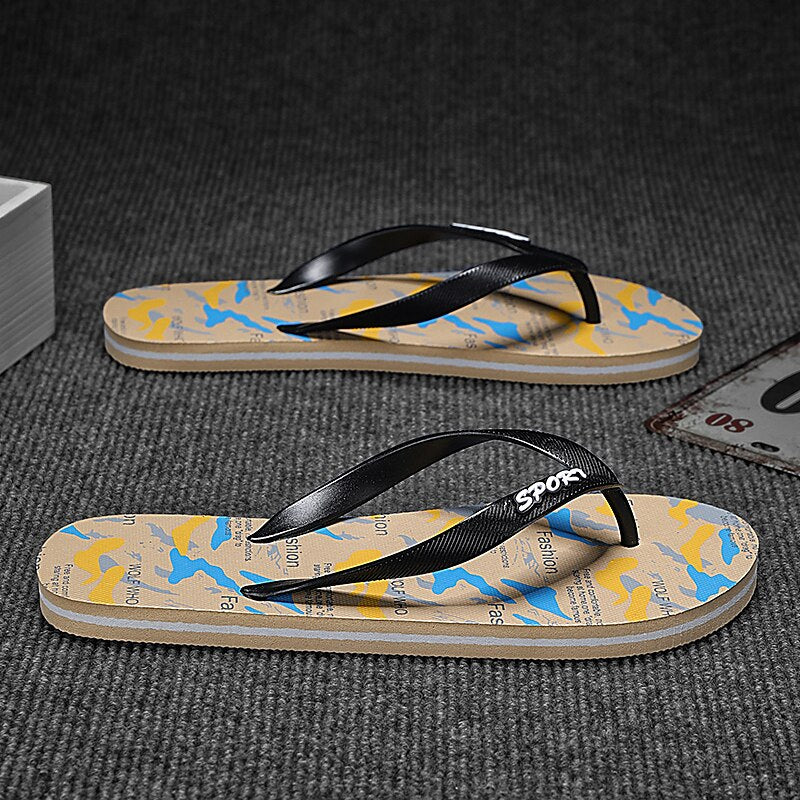 Camouflage Beach Flip-Flops