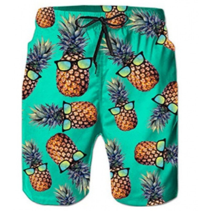 Graphic Prints Swimming Trunks Board Shorts