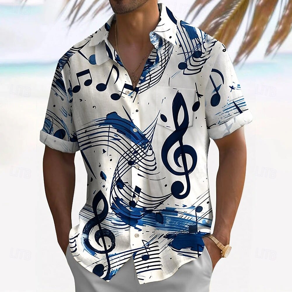 Musical Notes Casual Shirt