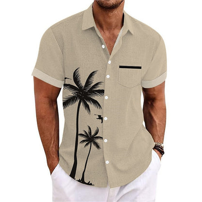 Coconut Tree Aloha Shirt