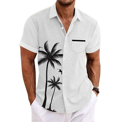 Coconut Tree Aloha Shirt