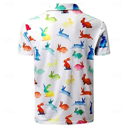 Easter Rabbit 3D Polo Shirt