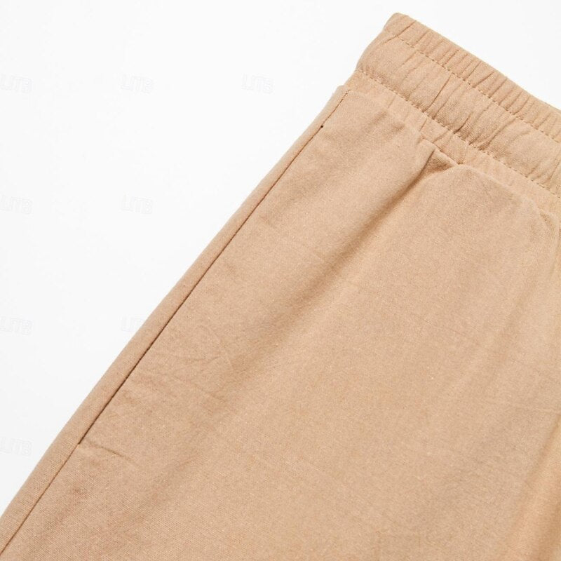 Multi-Pocket Straight-Leg Cargo Pants