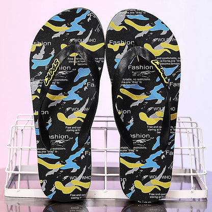 Camouflage Beach Flip-Flops