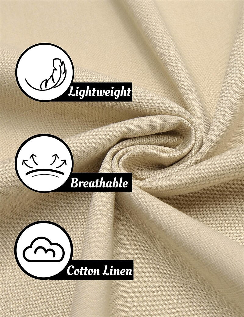 Linen Pleated Comfort Pants